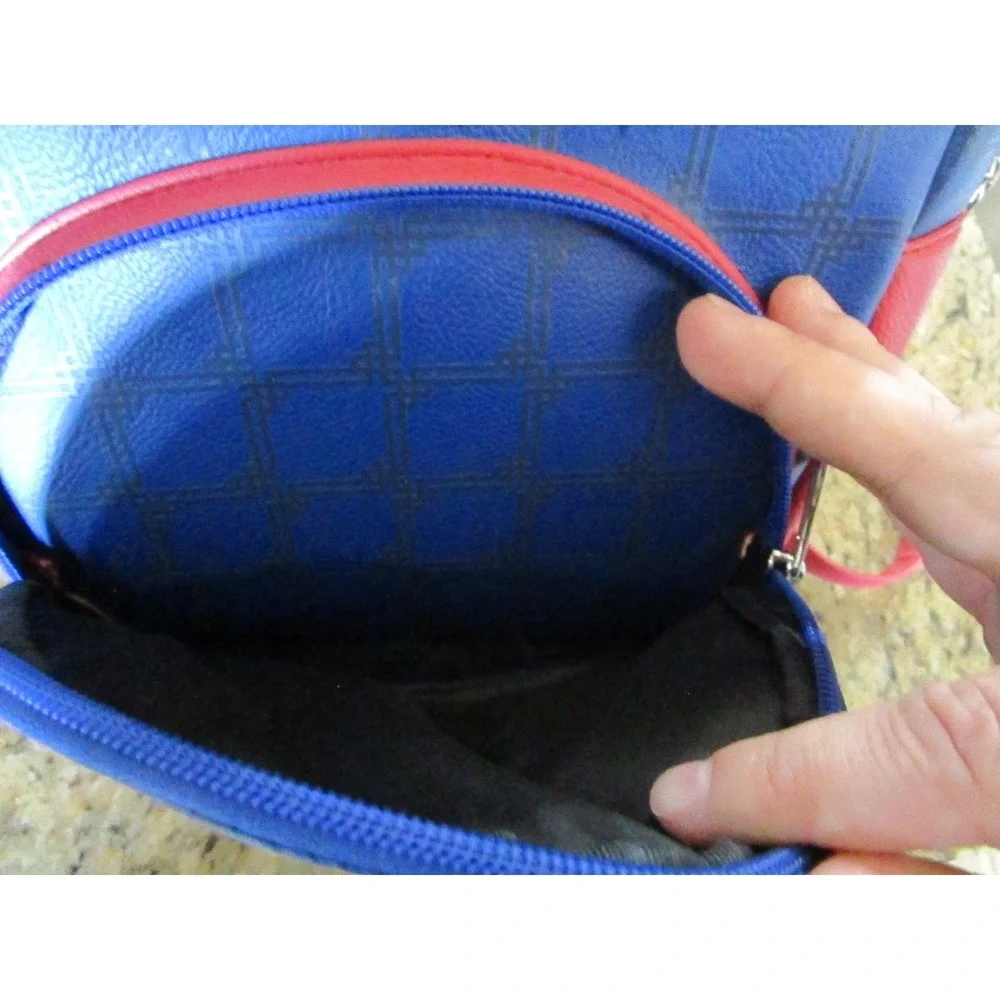 Loungefly‎ Dragon Ball Z Backpack Blue Red Leather Anime